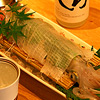 玄海灘 やりいか活き造り＆のどぐろ薄造り炙り刺し