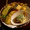 あくまのポテサラ＆変わり天ぷら盛り合わせ