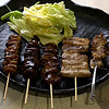 焼鳥おまかせ５本＆グリーンカレー