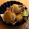 手羽先一夜干しから揚げ＆鱧の蟹と夏野菜土佐酢ジュレがけ